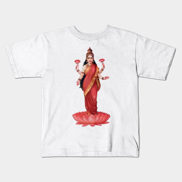 goddess of wealth, abundance, and fertility Kids T-Shirt by RedThorThreads